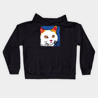 Turkish Van Pop Art - Cat Lover Gift Kids Hoodie